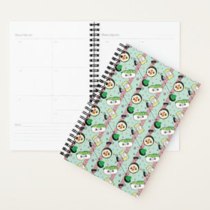 Schattige Japans Sushi Lover Golfpatroon Planner