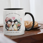 Schattige Je bent mijn pinguïn gepersonaliseerde k Mok