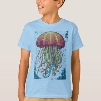 "Schattige Jellyfish Kinderen T-shirt" T-shirt
