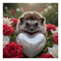 Schattige June Egel met Parel Hart