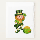 Schattige kabouter & pot met goud planner (Achterkant)