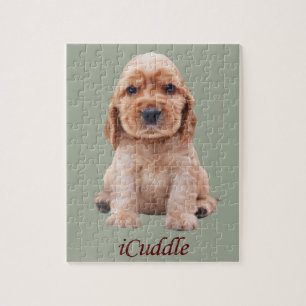 Schattige kakkerkaniel legpuzzel