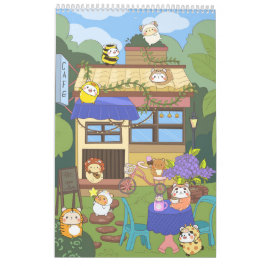 Schattige kalenders kalender