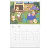 Schattige kalenders kalender (Feb 2026)