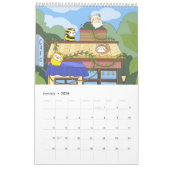 Schattige kalenders kalender (Jan 2026)