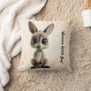 "Schattige Kanga Knuffel" Kussen