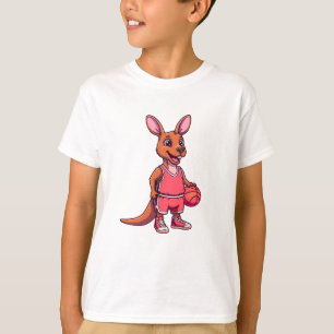 Schattige Kangoeroe Basketbalspeler - Grappige Spo T-shirt