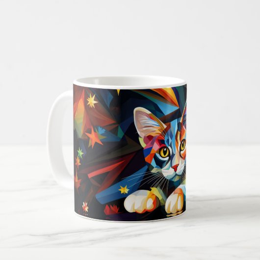 SCHATTIGE KAT 1 MOK (Voorkant links)