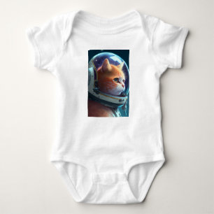 Schattige kat Astronaut Romper