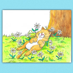 Schattige Kat Briefkaart
