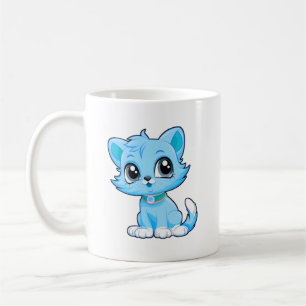 Schattige kat Cartoon Koffiemok