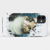 Schattige kat Case-Mate iPhone case (Achterkant (horizontaal))