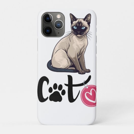 schattige kat Case-Mate iPhone case (Achterkant)