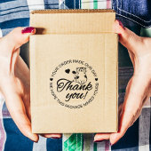 Schattige Kat Dank Je Rubberstempel