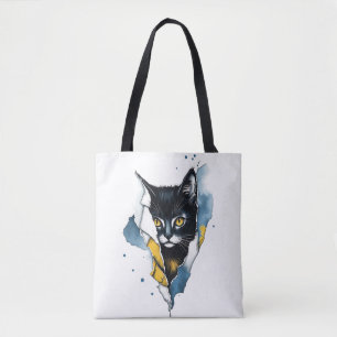 Schattige kat: een Gesponnen-perfect ontwerp van s Draagtas