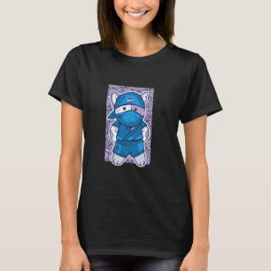 Schattige Kat Gekleed Als Een Ninja T-shirt