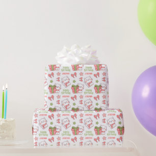 Schattige Kat Gift Ribbon Kids Verjaardag Cadeaupapier