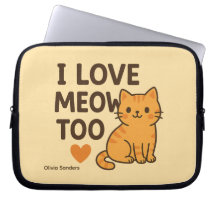 Schattige kat “IK HOU OOK VAN MIAUW”