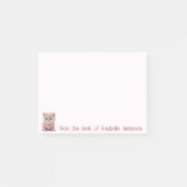 Schattige Kat in een roze trui Personaliseer Post-it® Notes (Voorkant)