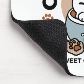 Schattige Kat in Mok Vakantie Ontwerp - Kat & Caca Muismat (Hoek)