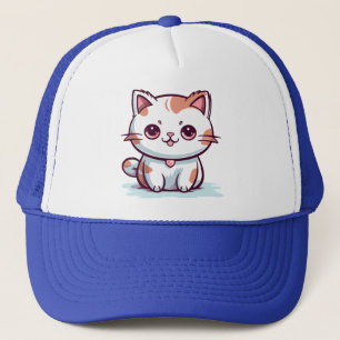 Schattige Kat Kawaii Stijl Clipart Trucker Pet