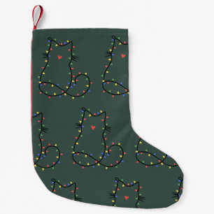 Schattige Kat Kerstmis Kat Moeder Grappige Kerstmi Kleine Kerstsok