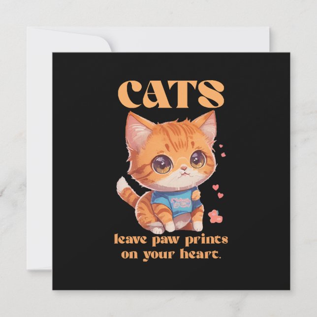 schattige kat liefde (Voorkant)