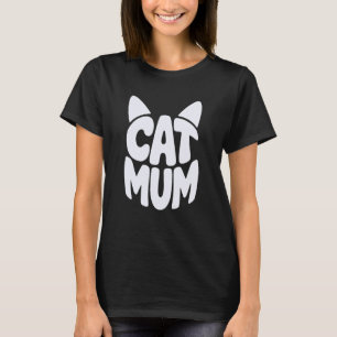 Schattige kat moeder grappig t-shirt