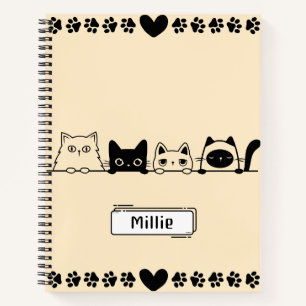 Schattige Kat Notitieboek