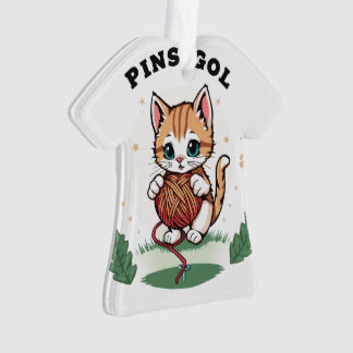 schattige kat ornament