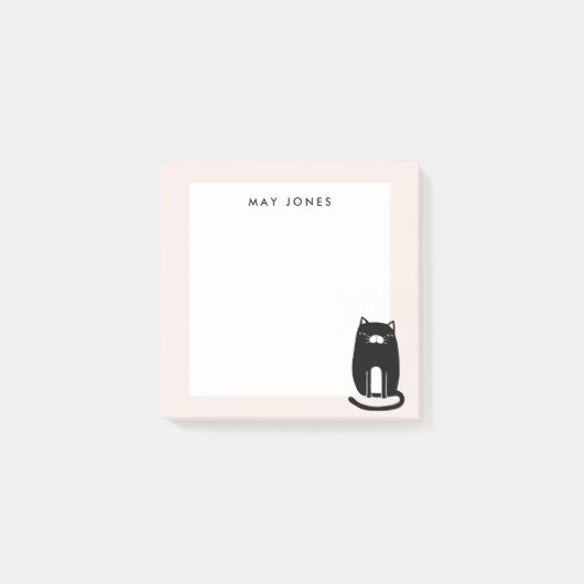 Schattige Kat Post-it® Notes (Voorkant)