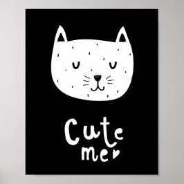 Schattige kat poster