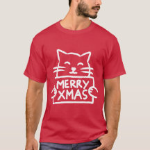 Schattige Kat Prettig Kerstfeest