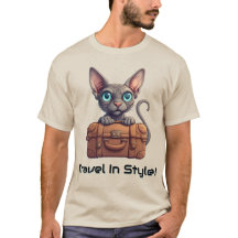 Schattige Kat Reiziger – Cadeau voor Kat Liefhebbe