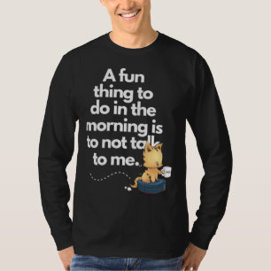Schattige kat robot stofzuiger sarcastische mannen t-shirt