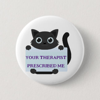 Schattige kat ronde button 5,7 cm