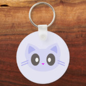 schattige kat sleutelhanger (Voorkant)