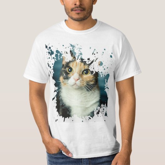 Schattige kat t-shirt (Voorkant)