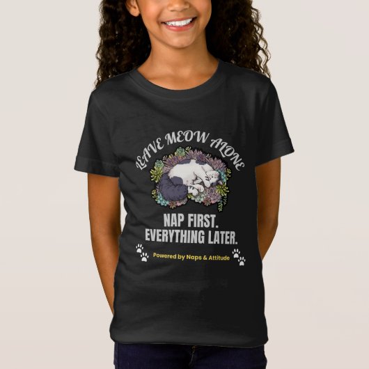 Schattige Kat T-shirt (Voorkant)