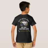 Schattige Kat T-shirt (Achterkant volledig)