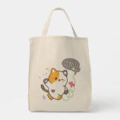 SCHATTIGE KAT TOTE BAG (Achterkant)