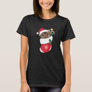 Schattige Kat Voor Kerstmis Kat 10 T-shirt