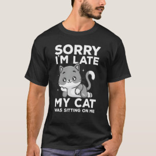 Schattige Kat Voor Mannen Vrouwen Kat Grap Kitten T-shirt