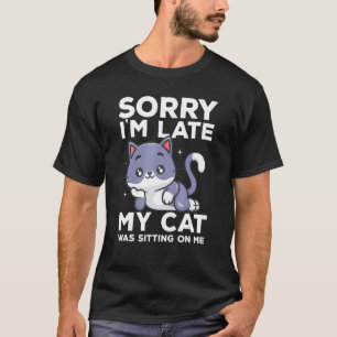 Schattige Kat Voor Mannen Vrouwen Kat Grap Kitten T-shirt
