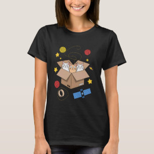 Schattige Katten In De Ruimte Grappige Ironische K T-shirt