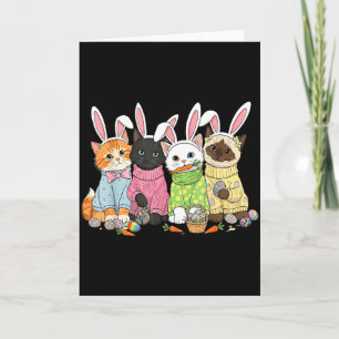 Schattige Katten Konijnenoren Kitten Squad Eierspe Kaart
