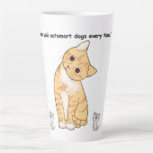 schattige katten latte mok (Voorkant)