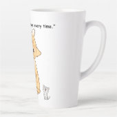 schattige katten latte mok (Rechts)