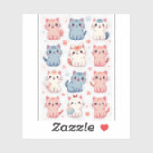 Schattige Katten Stickers (Vel)