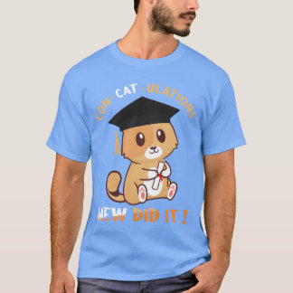 Schattige Kattenafgestudeerde Afstuderend 2023 Afs T-shirt